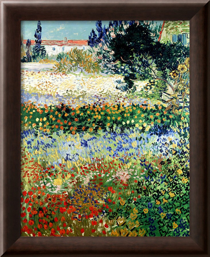 Garden in Bloom, Arles - Van Gogh Painting On Canvas